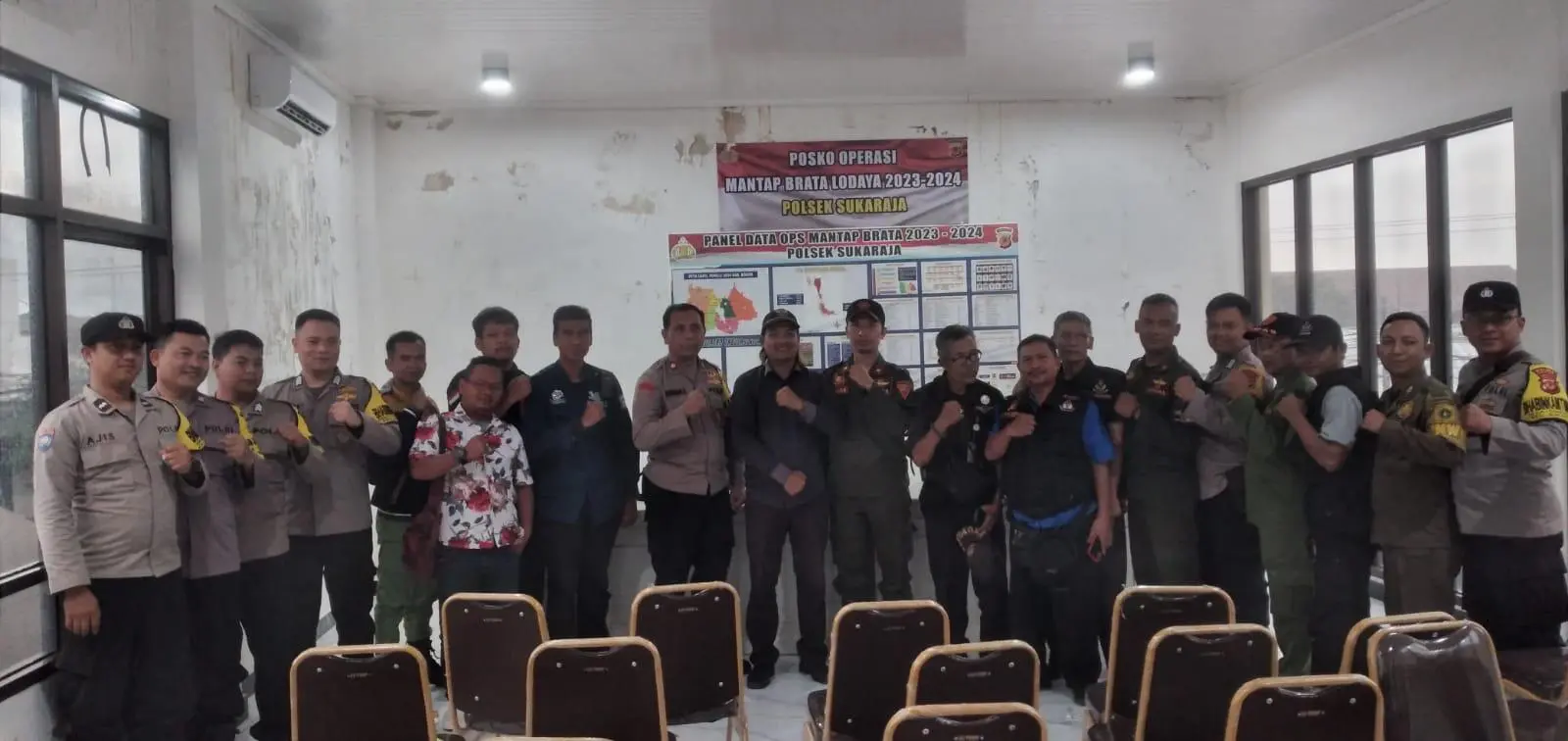 Antisipasi Kamtibmas Polsek Sukaraja Bentuk Satgas Bersama