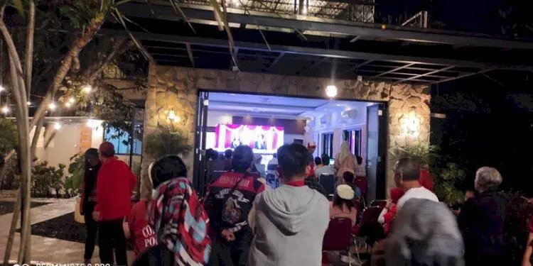 Ketum PSI Batal Datang, Nobar Debat Cawapres di Kota Bogor Tetap Meriah