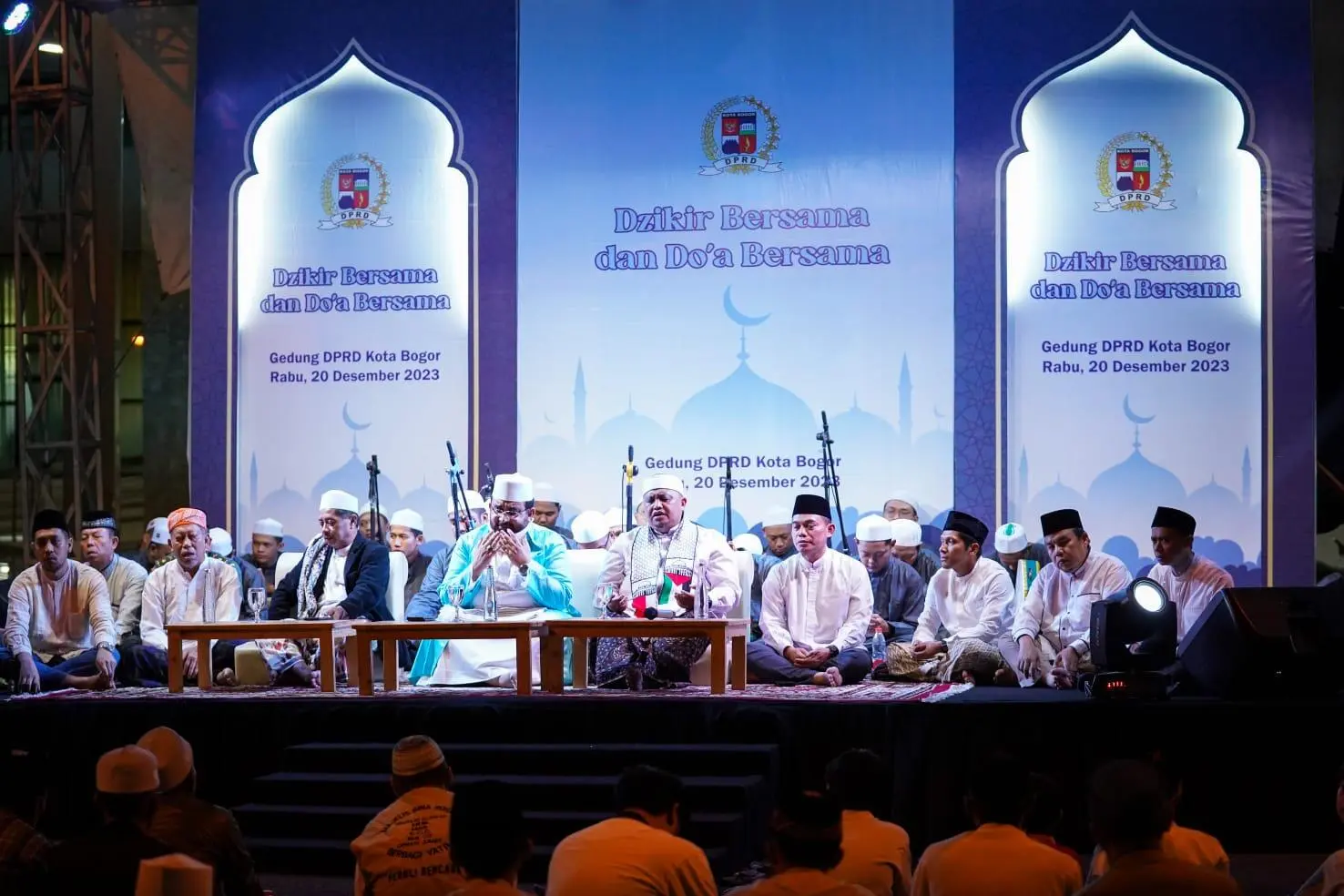 DPRD Kota Bogor Tutup Akhir Tahun Dengan Sholawat dan Dzikir