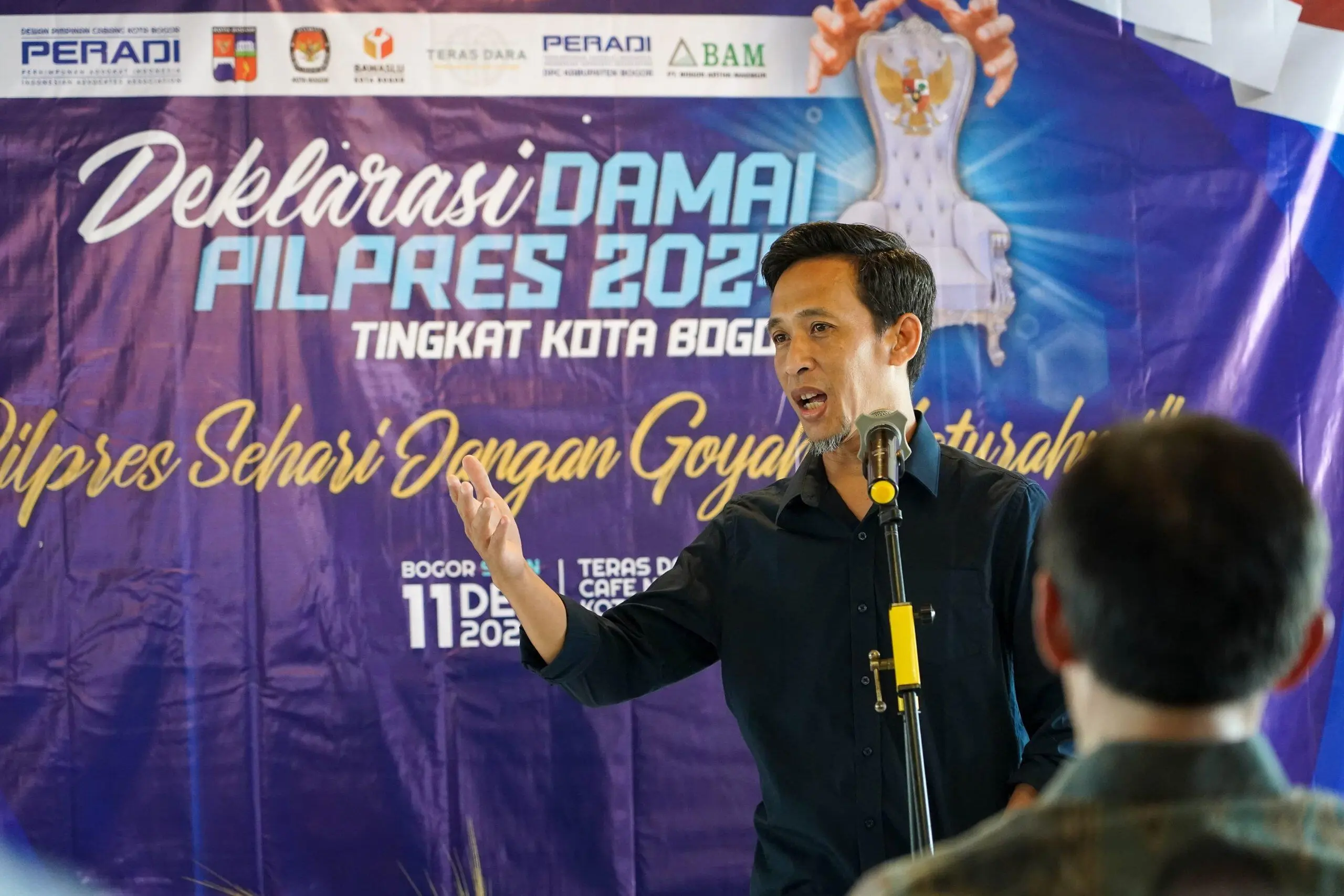 Sekretaris Panpel Kecewa kepada KPU dan Bawaslu Kota Bogor Tak Hadir dalam Deklarasi Damai