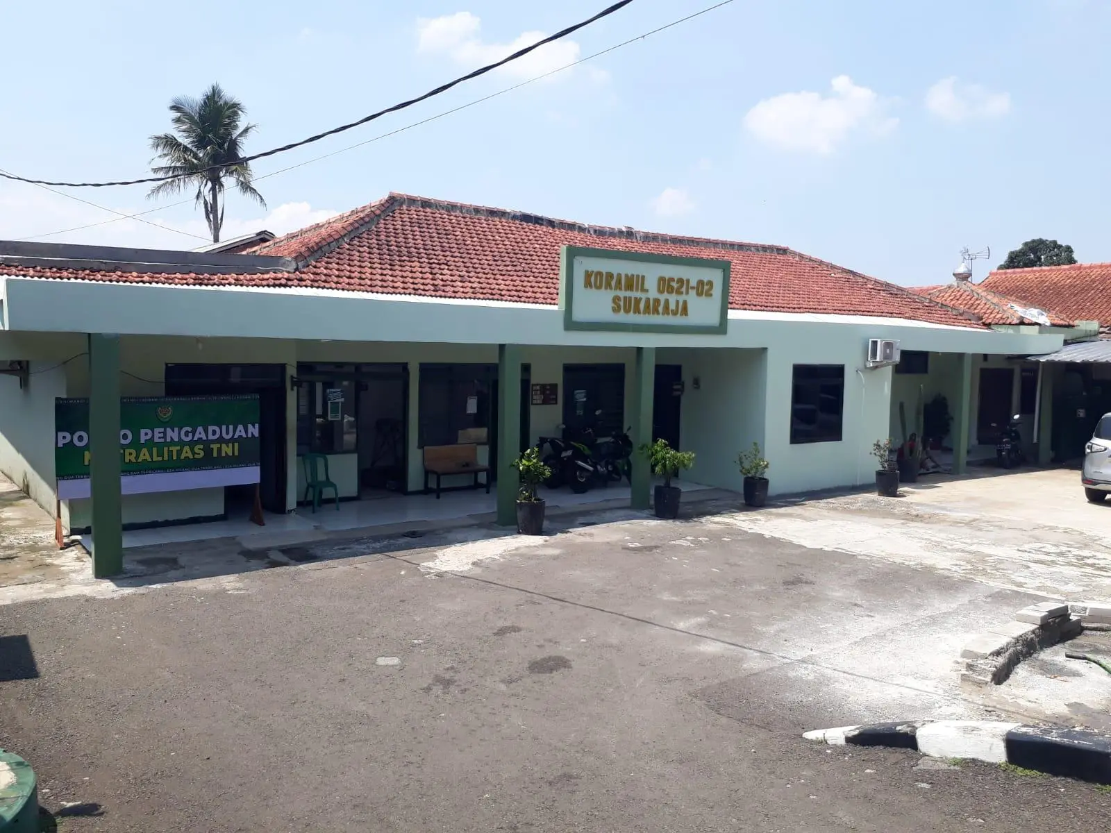 Melalui Swadaya Kantor Koramil 0621-02/Sukaraja Selesai Direhab
