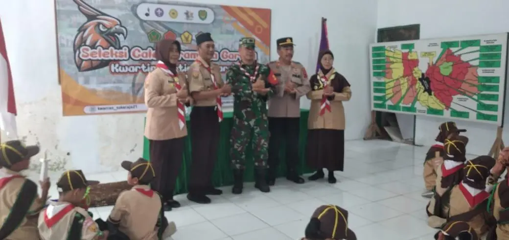 Sebanyak 109 Orang Ikuti Seleksi Calon Pramuka Garuda di Koramil Sukaraja