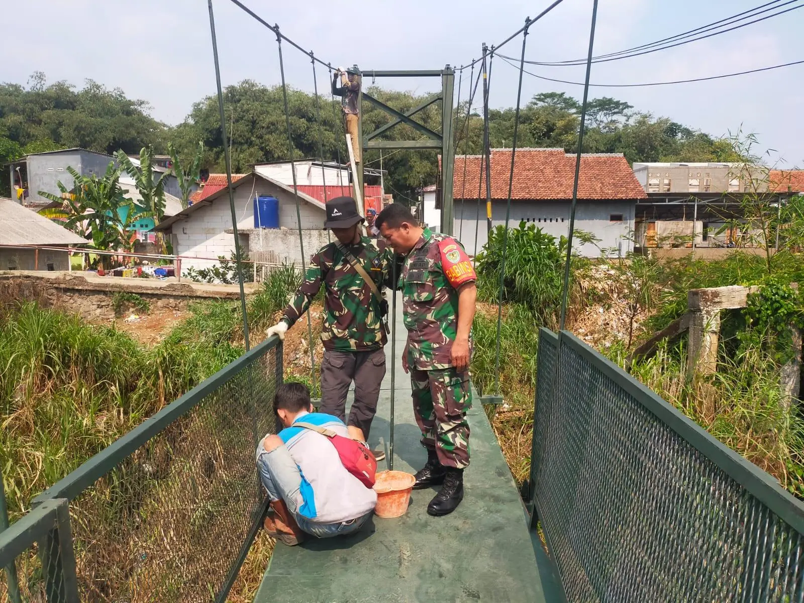 Jembatan Rawayan Penghubung Dua Kecamatan Segera Rampung