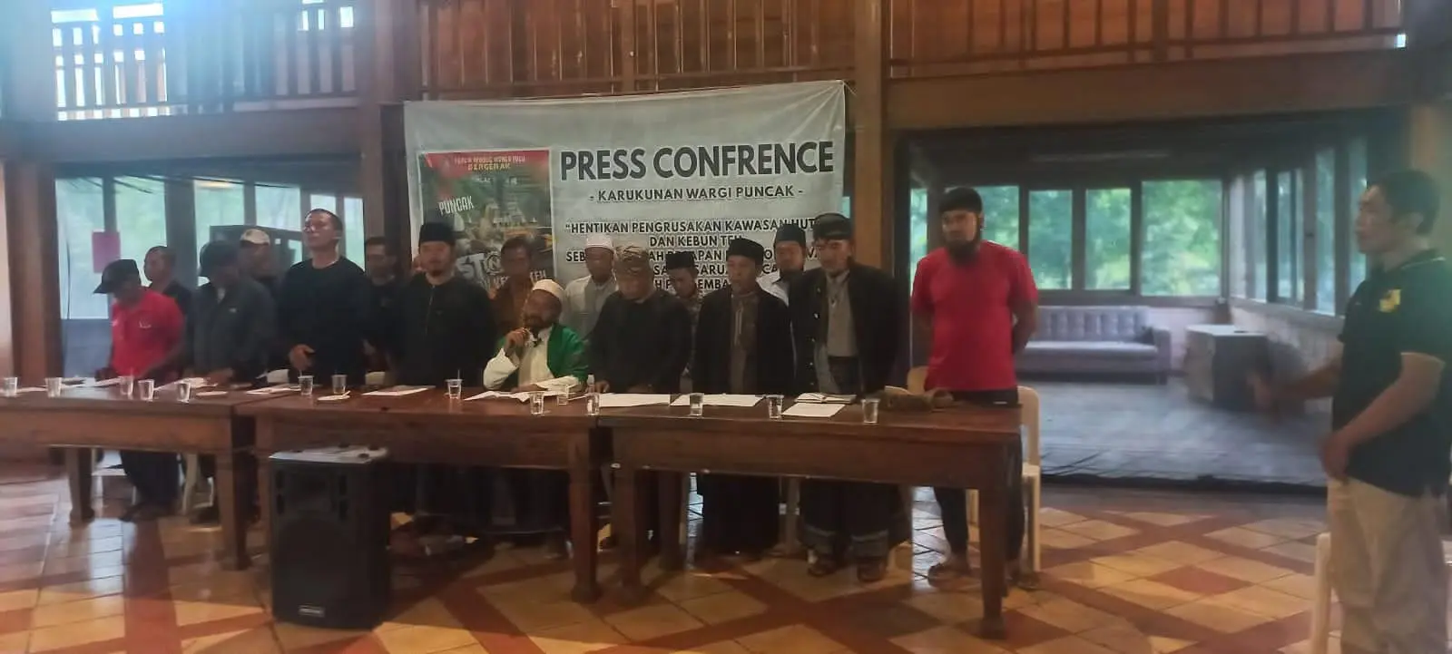 KWP Lakukan Pernyataan Sikap dan Penolakan terhadap Pengerusakan Kawasan Puncak