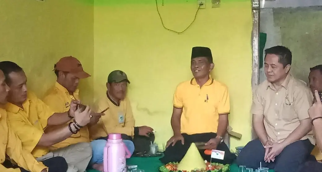 Okke Fauzi Jalin Sinergitas dengan Para Kader di Harlah Partai Golkar Ke 59 Tahun