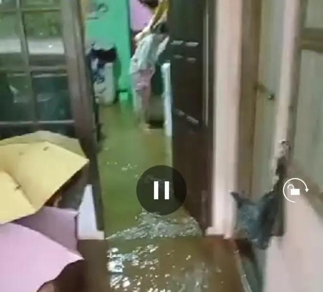 Diguyur Hujan Rumah Warga di Kampung Geblug Palasari Dilanda Banjir
