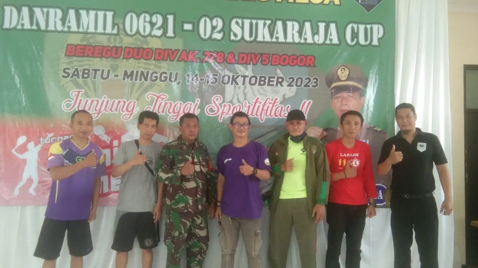 Jaring Bibit Petenis Meja Terbaik Koramil 0621-02/Sukaraja Gelar Turnamen