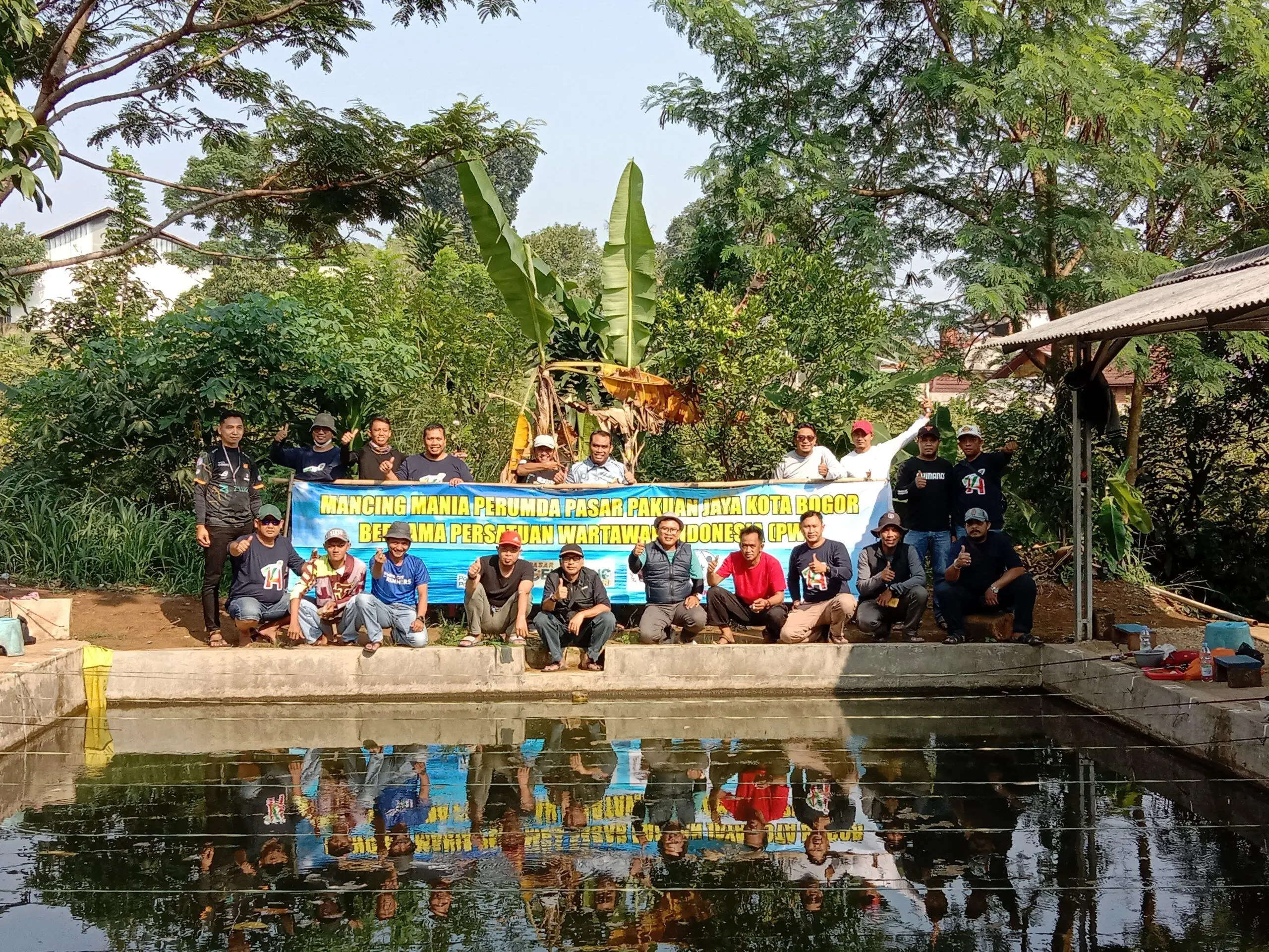 Jalin Silaturahmi, Unit Pasar Sukasari Ajak Lomba Mancing Bareng Wartawan