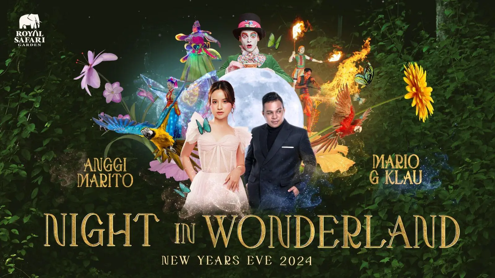 Perayaan Tahun Baru 2024, Royal Safari Garden Datangkan Mario G Klau dan Anggi Marito