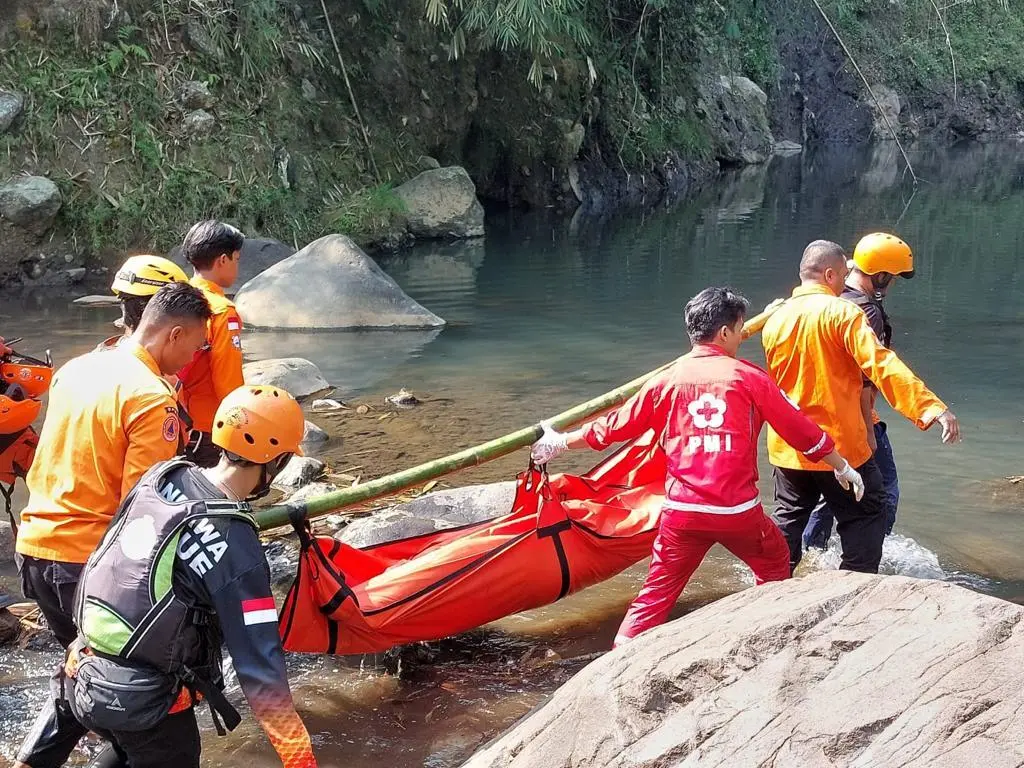 Korban Tenggelam di Curug Cigamea Bogor Berhasil Ditemukan