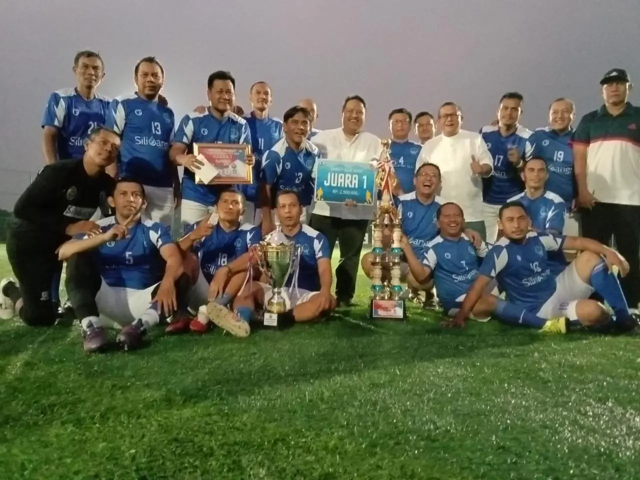 Perumda Tirta Pakuan Kota Bogor Gelar Turnamen Sepak Bola bersama Seluruh Pegawai