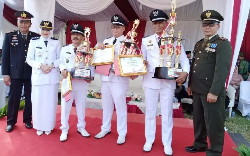 Momen HUT RI, Tiga Desa di Kecamatan Sukaraja Mendapat Penghargaan