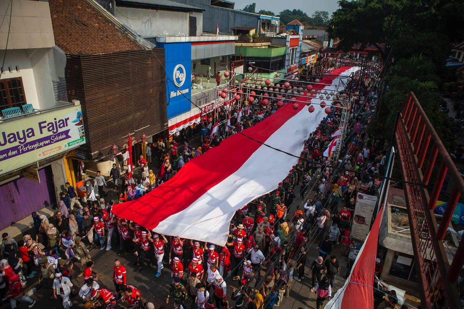 Kirab Merah Putih, Indonesia Damai dan Penuh Kebersamaan