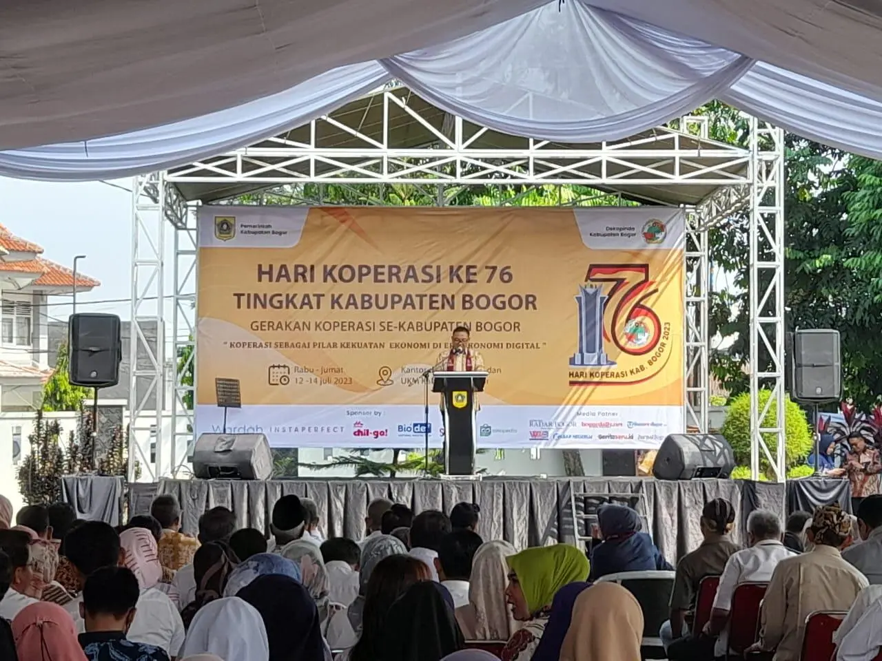 Dinas Koprasi dan UMKM Kabupaten Bogor Gelar Harkopnas ke-76
