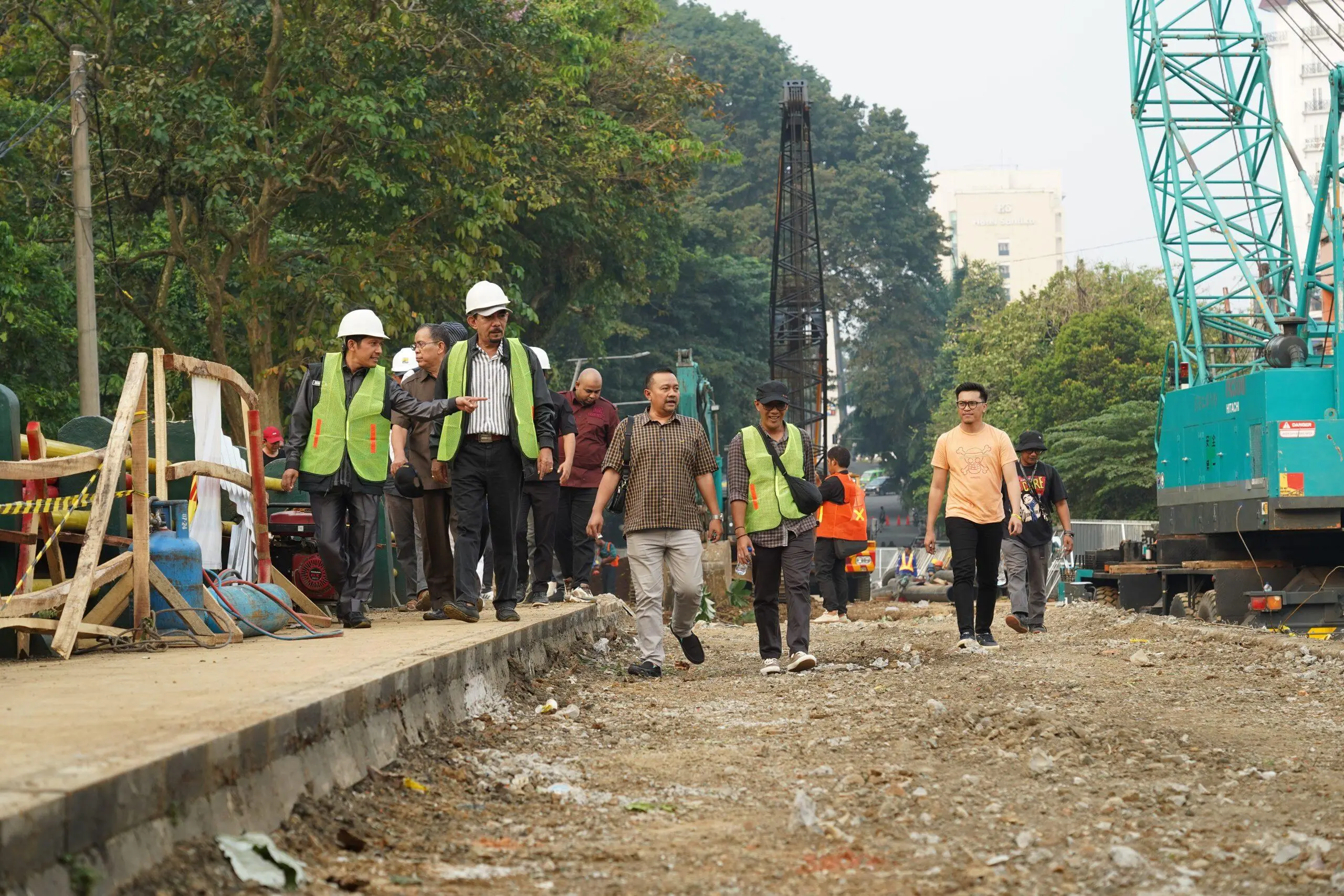 Jalankan Fungsi Pengawasan, Komisi III Datangi Proyek Otista dan Plaza Bogor