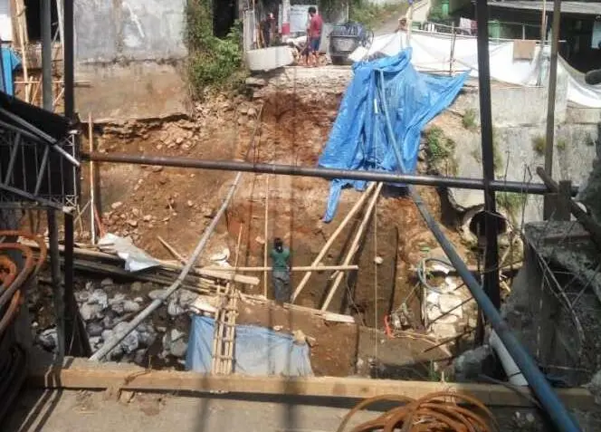 Kepala Dinas PUPR Kota Bogor Ultimatum Kontraktor Pembangunan Jembatan Warung Pala