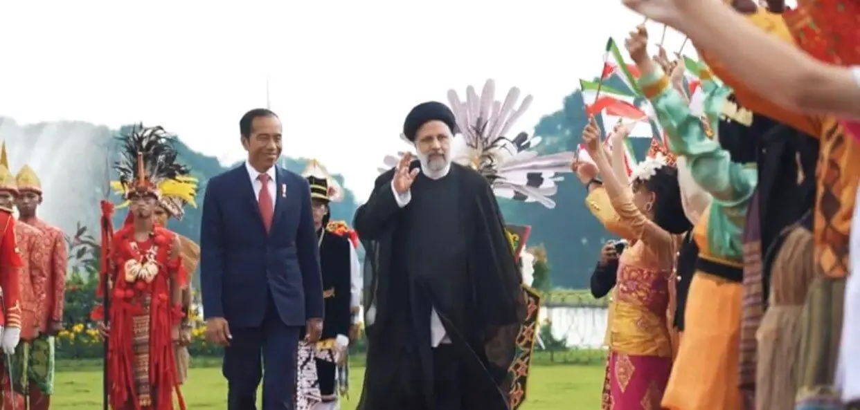 Presiden Joko Widodo Terima Kedatangan Presiden Iran