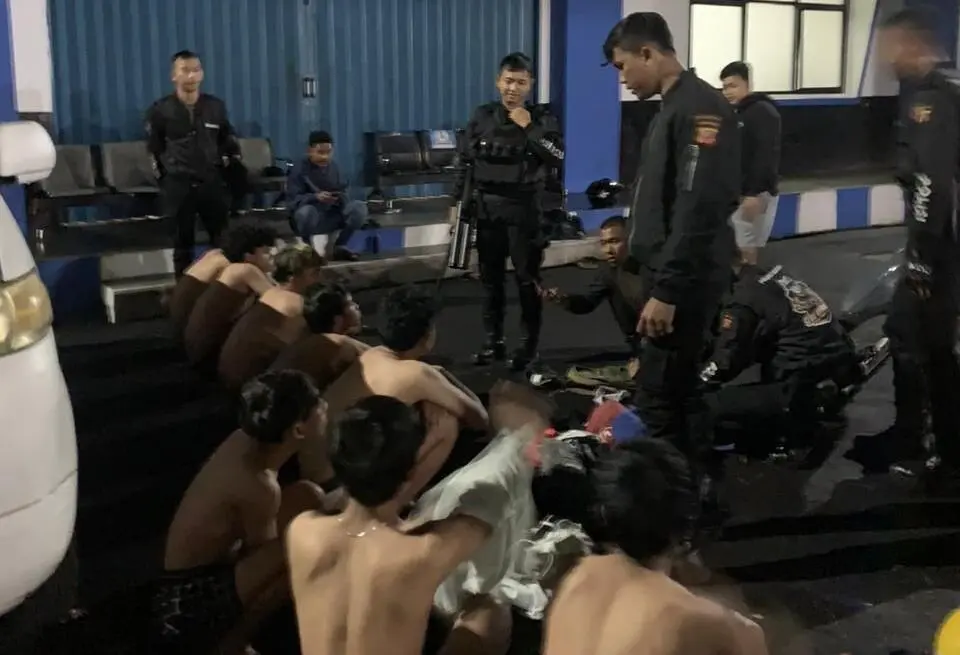 8 Orang Gangster Diamankan Polres Bogor