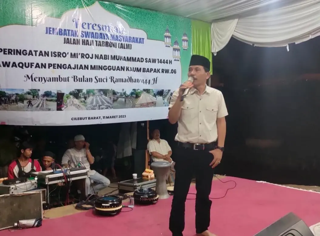 Bangun Jembatan dari Hasil Swadaya, Kades Cilebut Barat: Patut Jadi Contoh Masyarakat