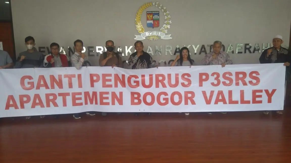 Puluhan Penghuni Bogor Valley Minta Pengurus dan Pengawas P3SRS di Bogor Valley di Ganti