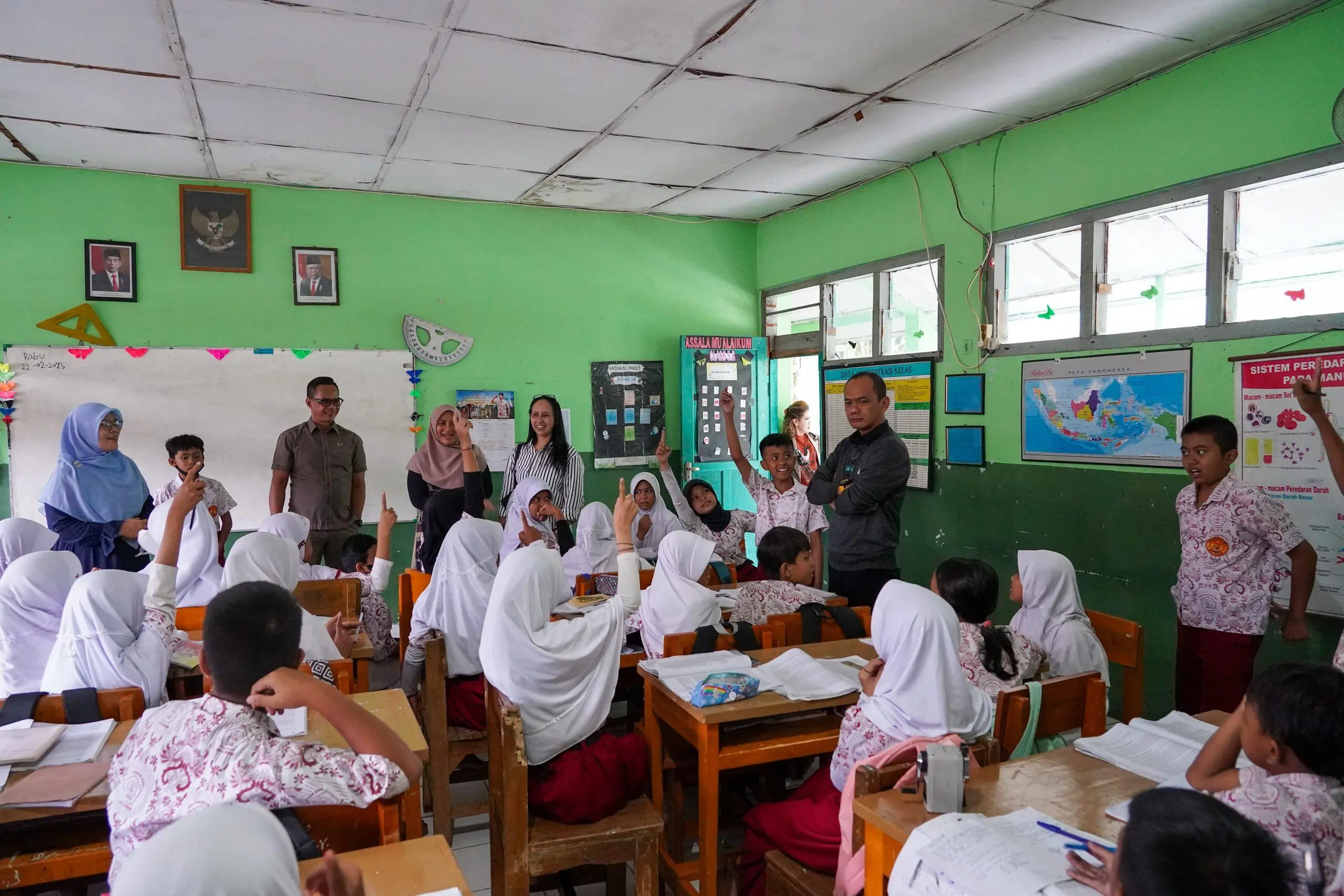 Meski Terancam Rubuh Ruangan SDN Panaragan Kidul Masih Digunakan