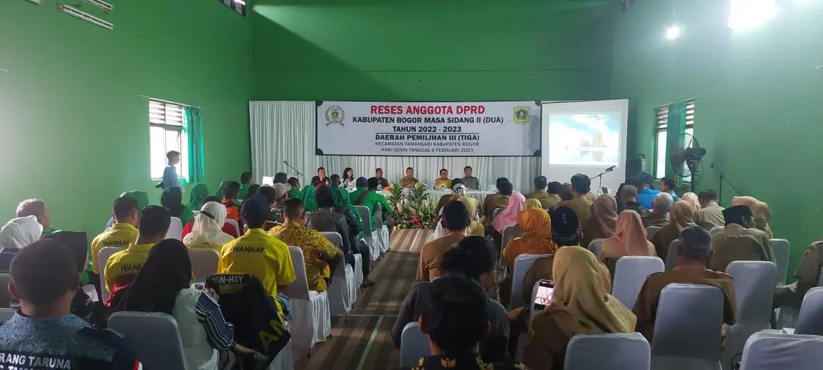 Reses DPRD Kab Bogor Dapil 3, Warga Curhat Ingin Sekolah Pariwisata dan Infrastruktur