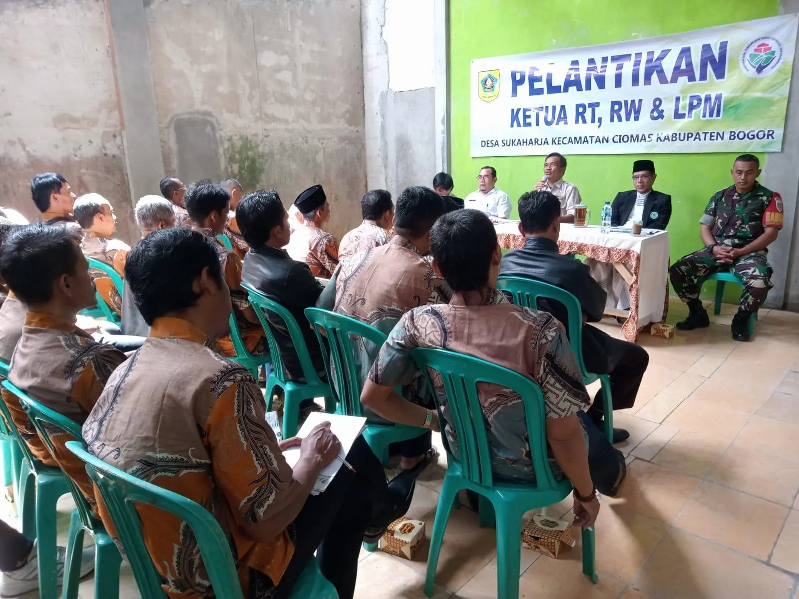 Ketua RT dan RW di Sukaharja Diminta Jalankan Tugasnya dengan Baik, Jangan Main-main!