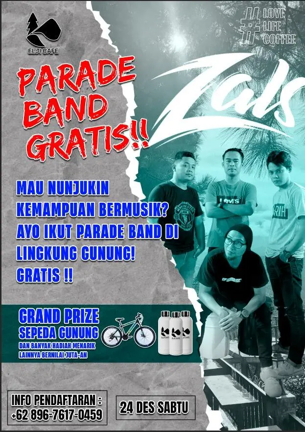 Lingkung Gunung Adventure Camp Bogor Gelar Parade Band Gratis