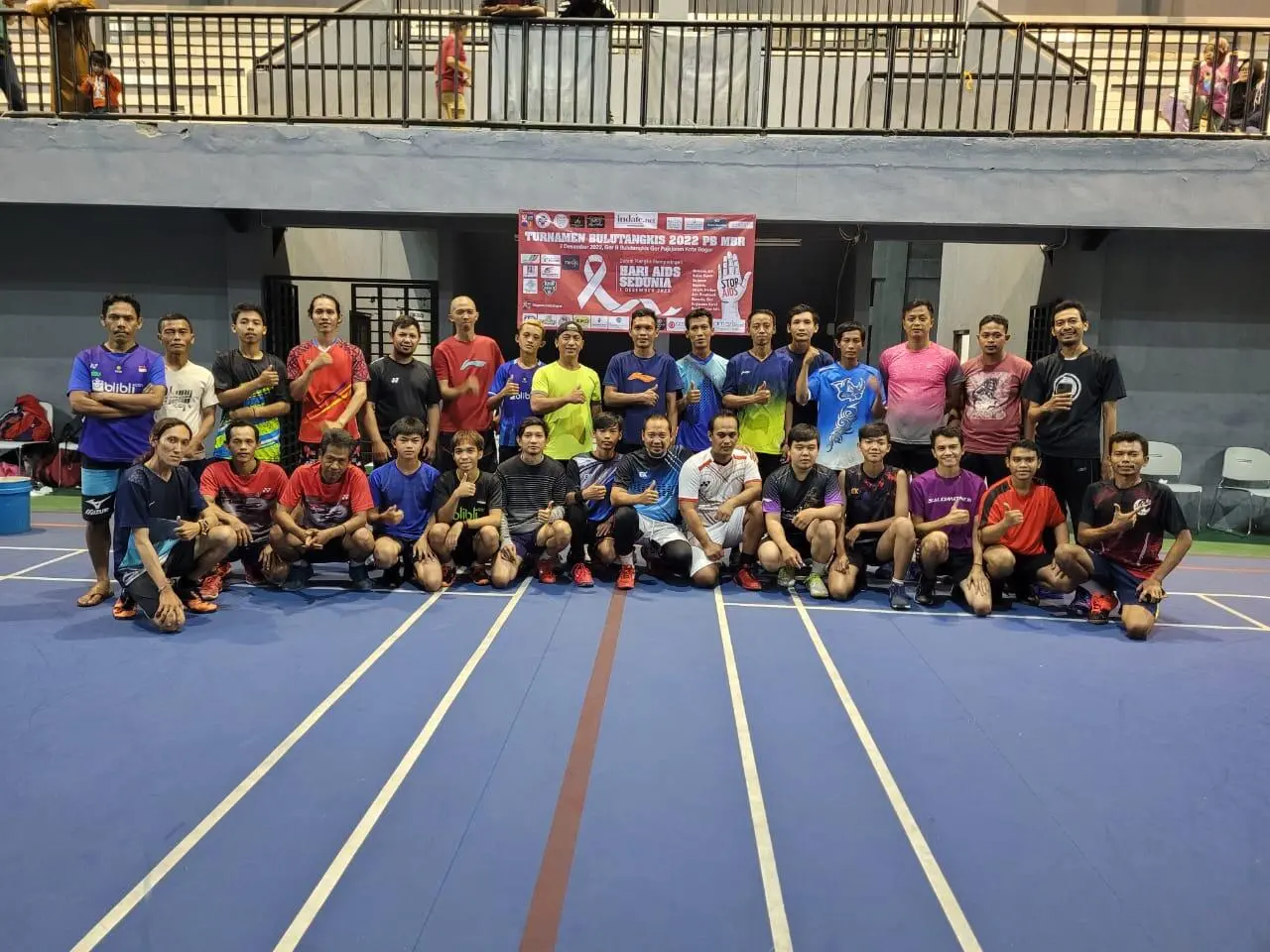 Menyambut Hari Aids Sedunia 2022, PB MBR Gelar Turnamen Bulutangkis