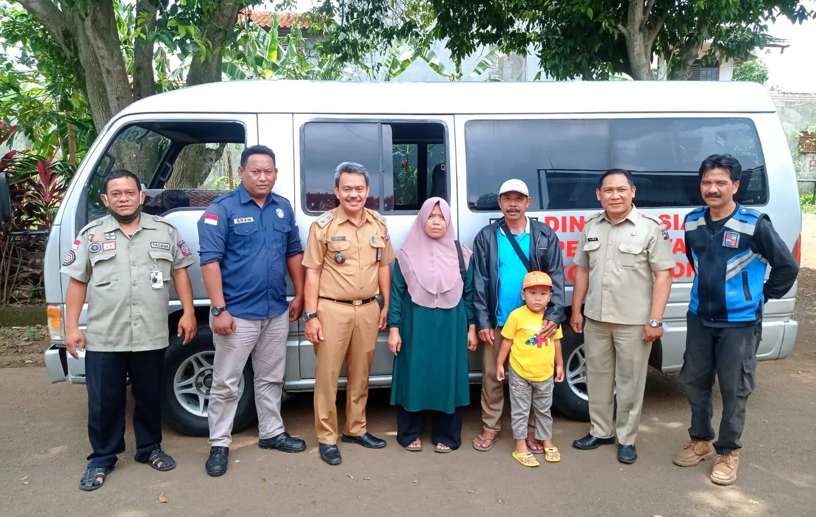 Hilang Empat Bulan, Dinsos dan Lurah Sukadamai Jemput Warganya di Tangerang