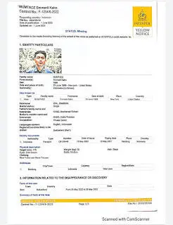 Interpol Telah Terbitkan Yellow Notice Pencarian Anak Ridwan Kamil