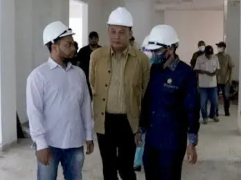 Sidak Pembangunan Perpusda, Komisi I Temukan Kejanggalan