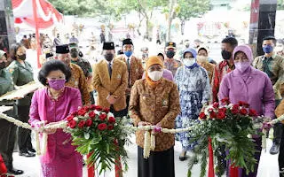 TNI-Polri Kawal Forkopimda Hadiri Peresmian Kantor DPD Pepabri Jatim