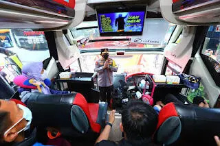 Lepas Mudik Gratis, Kapolri: Bantu Masyarakat dan Kurangi Beban Jalan