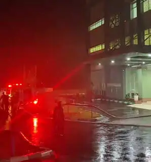 RSUD Leuwiliang Terbakar Sejumlah Pasien Dievakuasi