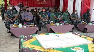 Danrem 061/Sk Tandatangani Prasasti Pembangunan Koramil