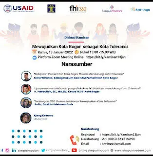 Diskusi HAM Kota Bogor Fokus Toleransi