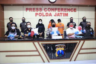 Ditresnarkoba Polda Jatim Gagalkan Penyelundupan Sabu