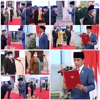 Presiden Jokowi Lantik Dewan Pengarah Badan Riset dan Inovasi Nasional