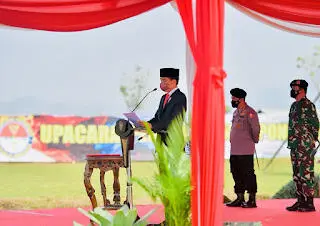 Presiden Pimpin Upacara Penetapan Komponen Cadangan Tahun 2021