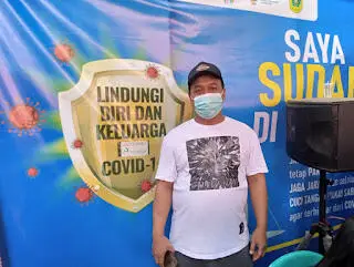Sekjen DPD Sundawani Bogor Ajak Masyarakat untuk Vaksin