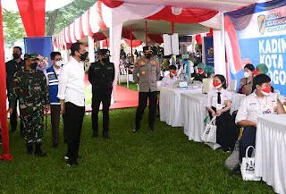 16.279 Pelajar Disuntik Vaksin di 25 Titik
