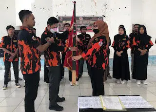 Silvia Idris Nahkodai SAPMA Pemuda Pancasila Kab Konsel