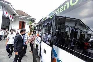 Pemkot Bogor Uji Coba Bus Listrik Gratis Selama Sebulan