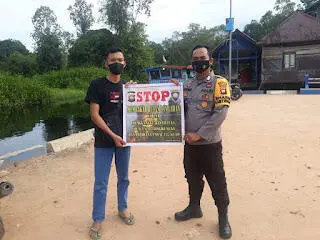 Polsek Sebangki Ajak Masyarakat Menjaga Hutan
