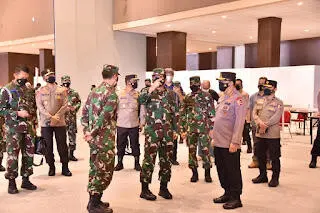 Panglima TNI !! Tetap Semangat, Jaga Kesehatan, Jaga Jarak dan Hindari Kerumunan
