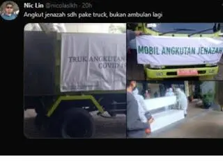 Soal Foto Jenazah Pasien Covid-19 Diangkut Pakai Truk, Ini Reaksi Pemprov DKI