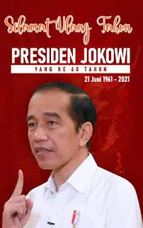 Selamat Ulang Tahun Ke 60, Pak Jokowi !!!