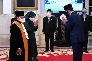 Presiden Saksikan Pengucapan Sumpah Wakil Ketua MA Bidang Yudisial