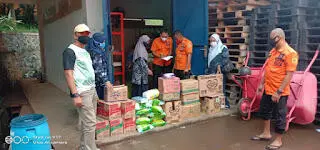 FKRL Salurkan Donasi Melalui BPBD Kabupaten Bogor